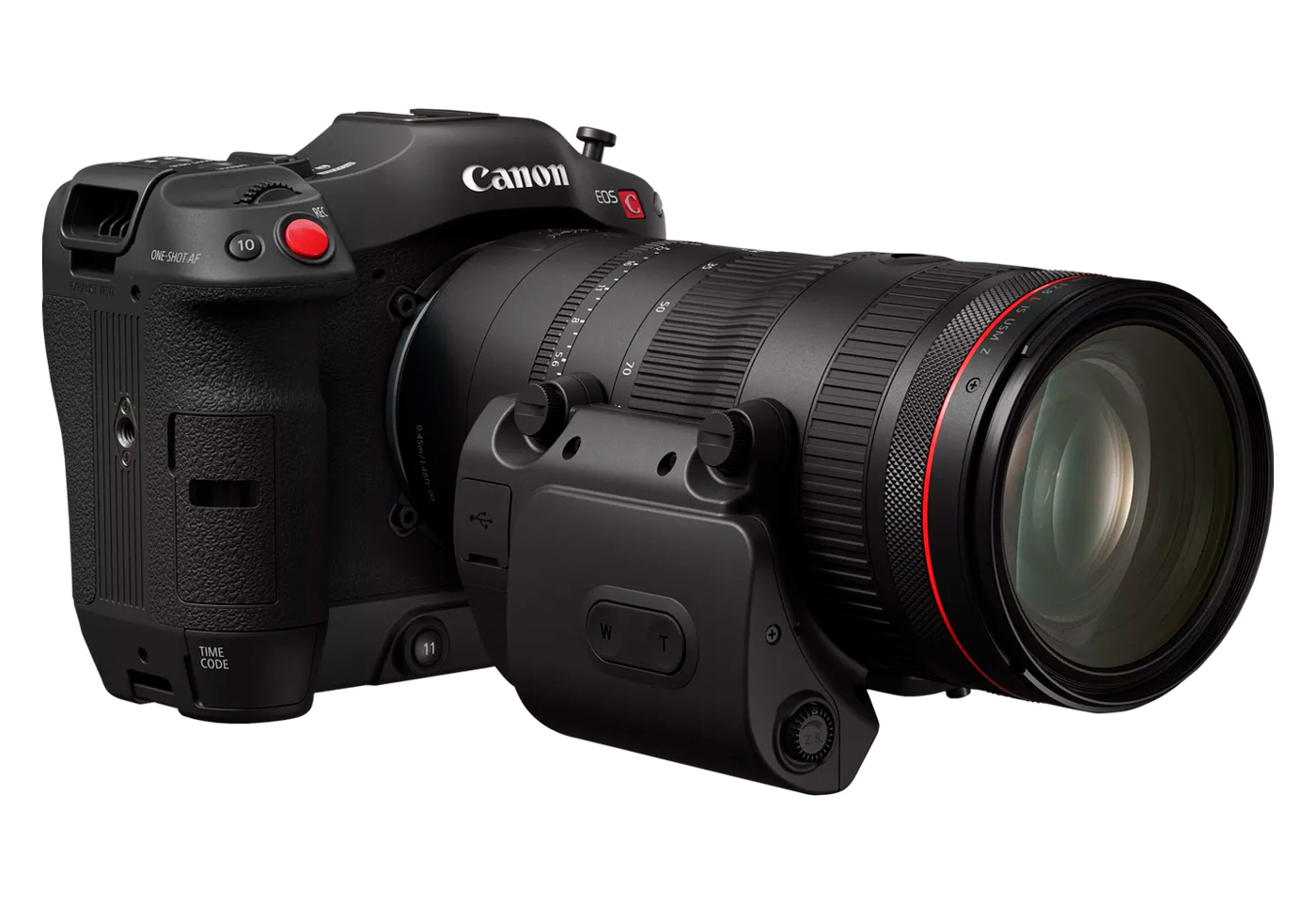 Canon RF 24-105mm f/2.8 L IS USM Z с камерой C70 и блоком PZ-E2