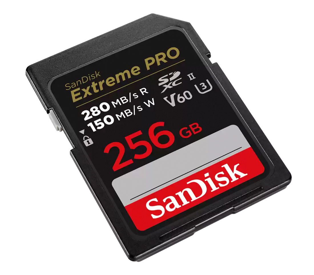 Карта памяти SanDisk SDXC 256GB Extreme PRO UHS-II V60 280/150MB/s купить  за 17990 руб.